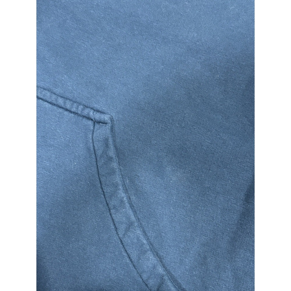 Nike Blue Cotton Pouch Cropped Sweatshirt Women's Size Large 1/4 Zip - Picture 8 of 8